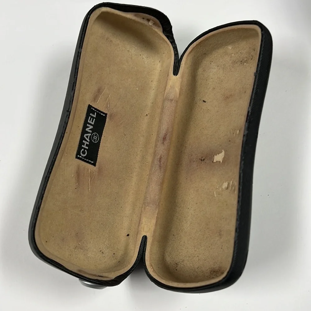 Chanel Clamshell Eyeglasses Sunglasses Case
